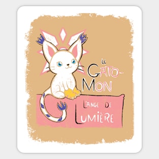 Le Gatomon L'ange De Lumière Sticker